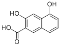 structure of CAS# 89-35-0, 3,5-Dihydroxy-2-naphthoic acid