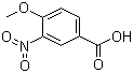 CAS # 89-41-8, 4-Methoxy-3-nitrobenzoic acid, 3-Nitro-4-methoxybenzoic acid, 3-Nitro-p-anisic acid