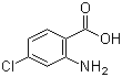 2-Amino-4-chlorobenzoic acid molecular structure (CAS 89-77-0)