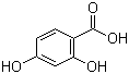 2,4-二羟基苯甲酸分子结构 (CAS 89-86-1)