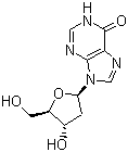 2'-脱氧肌苷分子结构 (CAS 890-38-0)