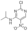 structure of CAS# 890094-38-9, 2-Chloro-N-isopropyl-5-nitropyrimidin-4-amine