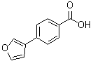 structure of CAS# 890715-18-1, 4-(3-Furanyl)benzoic acid