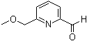 6-(甲氧基甲基)-2-吡啶甲醛分子结构 (CAS 890904-66-2)