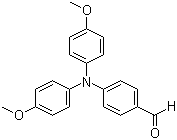 4-二对甲氧基苯胺基苯甲醛分子结构 (CAS 89115-20-8)