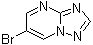 6-溴-[1,2,4]三氮唑并[1,5-a]嘧啶分子结构 (CAS 89167-24-8)