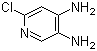 structure of CAS# 89182-17-2, 3,4-二氨基-6-氯吡啶