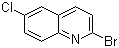 structure of CAS# 891842-50-5, 2-Bromo-6-chloroquinoline