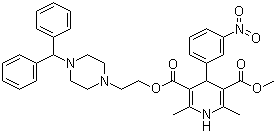 structure of CAS# 89226-50-6, Manidipine