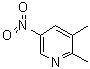 2,3-Dimethyl-5-nitropyridine molecular structure (CAS 89244-47-3)