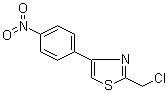 structure of CAS# 89250-26-0, 2-(氯甲基)-4-(4-硝基苯基)噻唑