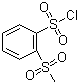 structure of CAS# 89265-35-0, 2-Methylsulfonylbenzenesulfonyl chloride