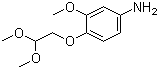 CAS 登录号：892865-00-8, 4-(2,2-二甲氧基乙氧基)-3-甲氧基苯胺