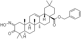 2-羟基亚氨基-3-氧代齐墩果烷-12-烯-28-酸苯甲酯分子结构 (CAS 892869-52-2)
