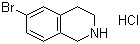 6-Bromo-1,2,3,4-tetrahydroisoquinoline hydrochloride molecular structure (CAS 893566-74-0)