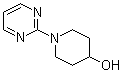 structure of CAS# 893755-98-1, 1-(2-Pyrimidinyl)-4-piperidinol