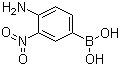 4-Amino-3-nitrophenylboronic acid molecular structure (CAS 89466-07-9)