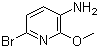 3-氨基-2-甲氧基-6-溴吡啶分子结构 (CAS 89466-18-2)