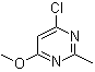 structure of CAS# 89466-39-7, 4-Chloro-6-methoxy-2-methylpyrimidine
