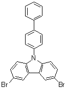 structure of CAS# 894791-50-5, 9-[1,1'-Biphenyl]-4-yl-3,6-dibromo-9H-carbazole