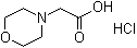 structure of CAS# 89531-58-8, 4-Morpholinylacetic acid hydrochloride