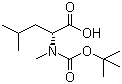 structure of CAS# 89536-84-5, Boc-N-methyl-D-leucine