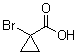 1-Bromocyclopropanecarboxylic acid molecular structure (CAS 89544-84-3)