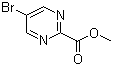 Methyl 5-bromopyrimidine-2-carboxyate molecular structure (CAS 89581-38-4)