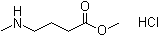 structure of CAS# 89584-24-7, Methyl 4-(methylamino)butanoate hydrochloride