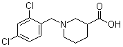 CAS 登录号：896045-26-4, 1-[(2,4-二氯苯基)甲基]-3-哌啶甲酸