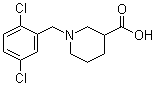 CAS 登录号：896045-33-3, 1-[(2,5-二氯苯基)甲基]-3-哌啶甲酸