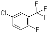 5-氯-2-氟三氟甲苯分子结构 (CAS 89634-74-2)