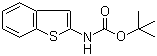 structure of CAS# 89673-36-9, 苯并噻吩-2-氨基甲酸叔丁酯