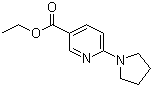 structure of CAS# 897399-74-5, Ethyl 6-(pyrrolidin-1-yl)nicotinate