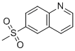 structure of CAS# 89770-29-6, 6-(甲基磺酰基)喹啉