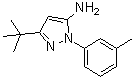 3-(1,1-Dimethylethyl)-1-(3-methylphenyl)-1H-pyrazol-5-amine molecular structure (CAS 898537-77-4)
