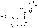 structure of CAS# 898746-82-2, 6-Hydroxyindole-1-carboxylic acid tert-butyl ester