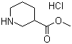 Methyl piperidine-3-carboxylate hydrochloride molecular structure (CAS 89895-55-6)
