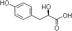 structure of CAS# 89919-57-3, (R)-2-Hydroxy-3-(4-hydroxyphenyl)propionic acid