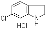 structure of CAS# 89978-84-7, 6-Chloro-2,3-dihydro-1H-indole hydrochloride