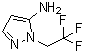 structure of CAS# 899899-13-9, 1-(2,2,2-Trifluoroethyl)-1H-pyrazol-5-amine