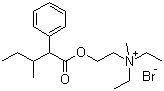 structure of CAS# 90-22-2, Valethamate bromide