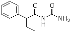 structure of CAS# 90-49-3, 2-Phenylbutyrylurea
