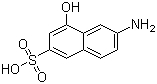 structure of CAS# 90-51-7, 6-Amino-4-hydroxy-2-naphthalenesulfonic acid