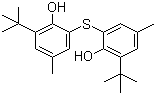 structure of CAS# 90-66-4, 2,2'-Thiobis(6-tert-butyl-p-cresol)