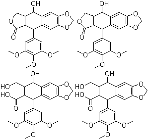Podophylline molecular structure (CAS 9000-55-9)