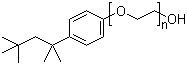 structure of CAS# 9002-93-1, 辛基酚聚氧乙烯醚
