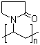 structure of CAS# 9003-39-8, Polyvinylpyrrolidone