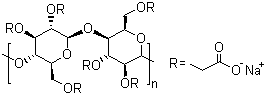 structure of CAS# 9004-32-4, 羧甲基纤维素钠盐