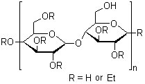 structure of CAS# 9004-57-3, 乙基纤维素